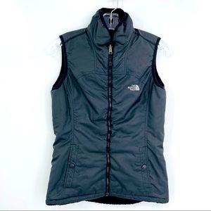 The North Face reversible insulated vest full zip running vest
